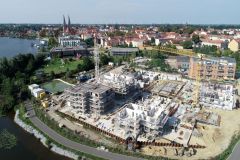 Luftbildaufnahme Baustelle