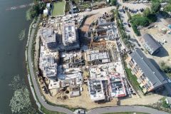 Luftbildaufnahme Baustelle